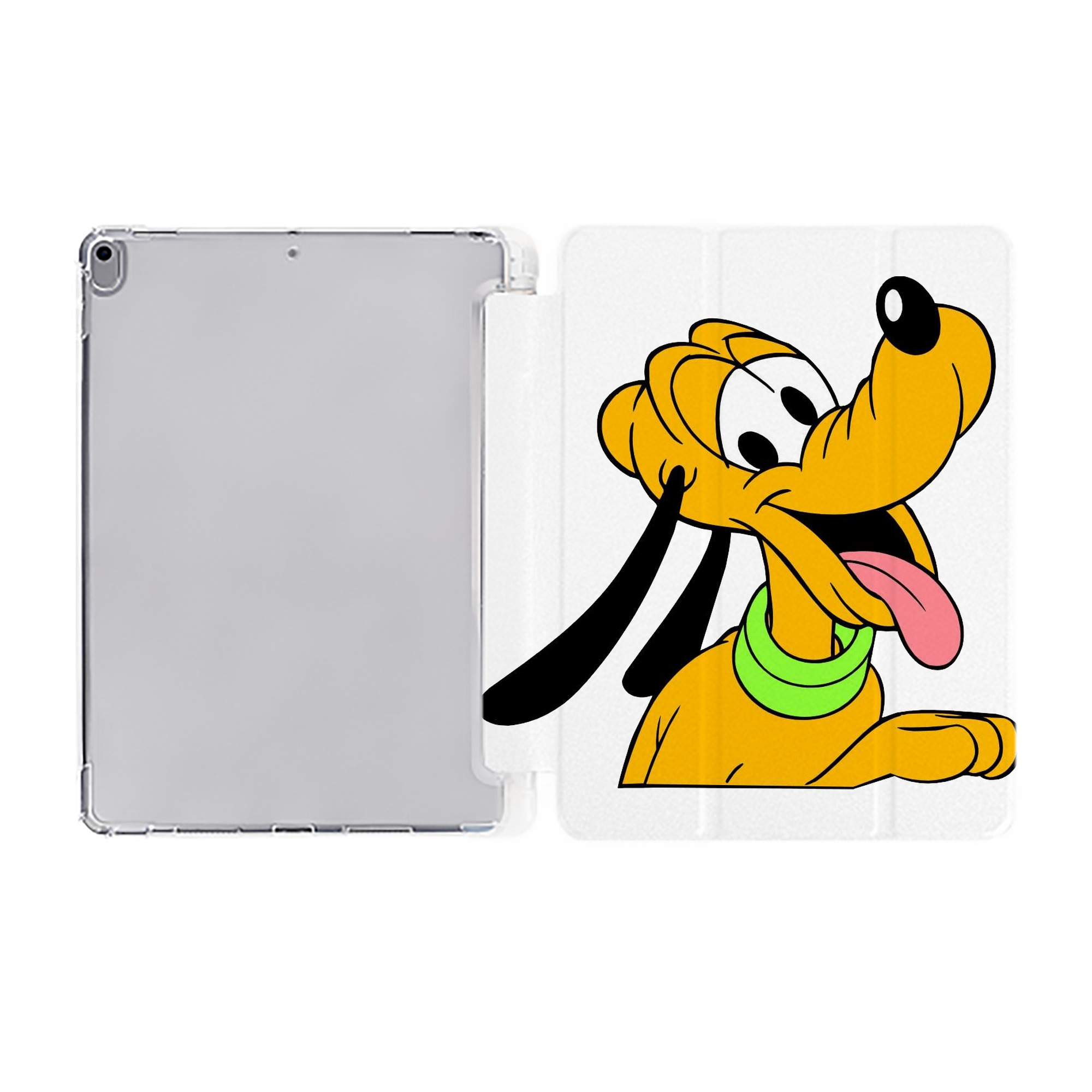 ミッキーマウス Mickey Mouse IPad ケース ペン収納付き 三つ折りスタンド PUレザー×シリコン 対応機種9.5/10.5/10.9インチ